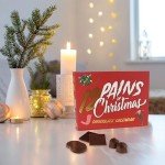 12 Pains of Christmas Advent Calendar 2024 By Astor Chocolate, Funny Holiday Countdown Chocolate Advent Calenday, White Elephant Gag Gift Exchange For Adults Men Women, Milk Truffles, Milk Toffee, Dark Mint Chocolate Gifts