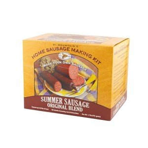 Hi Mountain Seasonings ǀ Summer Sausage Seasoning & Cure ǀ ORIGINAL BLEND ǀ Seasons up to 30lbs of Meat ǀ Beef, Pork, Venison, Deer, & Wild Game ǀ Casings NOT Included