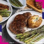 Kinder’s Prime Steak with Black Garlic & Truffle Rub Premium Barbecue Seasoning BBQ Spice 2 pk Choice Bundle (10 oz) + BBQ Guide & Keychain Bottle Opener (4 Items)!