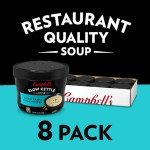 Campbell's Slow Kettle Style Kickinâ€™ Crab and Corn Chowder, 15.5 Ounce Microwavable Bowl (Pack of 8)