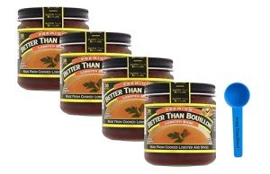 Better Than Bouillon Lobster Base 8 oz (Pack of 4) Bundle with PrimeTime Direct Teaspoon Scoop with BTB Authenticity Seal