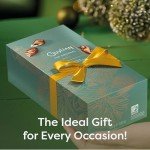 Belgian Chocolate Seashells, 22 Gourmet Hazelnut Praline Truffles by GuyLian, Assorted White and Milk Chocolate Candy Gift Box for Women and Men, 250g