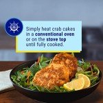 Gorton’s Crab Cakes Maryland Style, Real Crab Meat with Onions, Butter, and Seasoning, Frozen, 2 Count, 6 Ounce Package