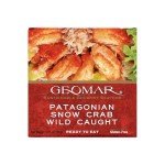 ​​Geomar Patagonian Wild-Caught Snow Crab Meat, 6 oz Can | Sustainably-Sourced Tender Crab Meat | High Protein, Low Calorie, Keto-Friendly | Single Pack