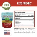 Flavor Seed Tidewater Organic Seafood Seasoning, All Purpose Fish Seasoning for Shrimp, Crab Meat, Lobster and Seafood Boils with Vegetables. Sugar Free, Vegan & Keto Friendly, Resealable 5 oz Pouch
