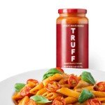 TRUFF Pasta Sauce, Black Truffle Arrabbiata | Tomato Sauce for Pasta, Pizza, and More | Non-GMO, Vegan, 17 oz