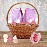 Needzo Valentines Strawberries and Cream White Chocolate Truffles, Limited Edition Valentine Candies for Gift Baskets or Party Favors, 2 Pack, 5.1 Ounces