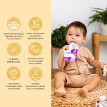 Serenity Kids Baby Food Pouches, Grass Fed Bison with Organic Kabocha Squash & Spinach, For 6+ Months, 3.5 Ounce Pouch (12 Count)