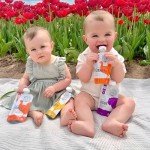 Serenity Kids Baby Food Pouches, Grass Fed Bison with Organic Kabocha Squash & Spinach, For 6+ Months, 3.5 Ounce Pouch (12 Count)