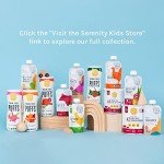 Serenity Kids Baby Food Pouches, Grass Fed Bison with Organic Kabocha Squash & Spinach, For 6+ Months, 3.5 Ounce Pouch (12 Count)