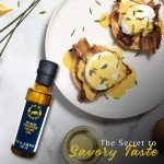 Luca's Truffles Black Truffle Oil Infused - Premium Italian Extra Virgin Olive Oil - Non-GMO, Gluten-Free, Gourmet Oil for Cooking & Seasoning, 3.38 fl. oz