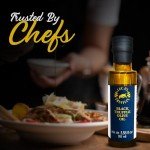 Luca's Truffles Black Truffle Oil Infused - Premium Italian Extra Virgin Olive Oil - Non-GMO, Gluten-Free, Gourmet Oil for Cooking & Seasoning, 3.38 fl. oz