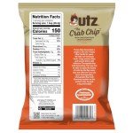 Utz Crab Chips 1 oz. Bags, 42 Count, Crispy Fresh Potato Chips, Perfect for Vending Machines, Individual Snacks to Go, Trans-Fat Free
