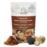 PROFINE Truffle PRO Mushroom Powder 12- in - 1 Super Blend with Black Truffle and White Truffle - USDA Organic - Supplement - Add to Coffee/Tea/Smoothies - Whole Mushrooms - No fillers