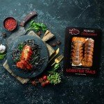 Nordic Catch Wild, Cold Water Atlantic Maine Lobster Tails - Fresh, Individually Frozen Lobster Sustainably Caught in Maine’s North Atlantic Cold Water, Culinary Favorite for Firmness, Texture & Taste (3 Pack)