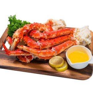 OCEANZEN: Colossal Alaskan Red King Crab Legs (2 LBS) - Overnight Shipping Monday-Thursday