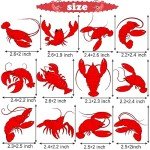 Crawfish Cupcake Toppers – 24 Party Decorations