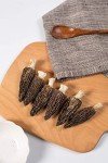 VIGOROUS MOUNTAINS USDA Organic Dried Dehydrated Whole Shiitake Mushrooms 4.23oz and Dried Morel Mushrooms 2 OZ