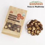 VIGOROUS MOUNTAINS USDA Organic Dried Dehydrated Whole Shiitake Mushrooms 4.23oz and Dried Morel Mushrooms 2 OZ
