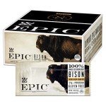 EPIC Uncured Bacon Protein Bars and EPIC Bison Bacon Cranberry Bars Bundle (12 Count)