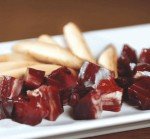 The Hamoneria: Taquitos de Jamón Ibérico Bellota, 4 oz - Premium Iberian Ham Cubes, Perfect for Cooking, 24 Months Cured, Nitrate-Free, Authentic Spanish Jamón