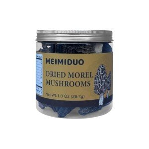 MEIMIDUO 1 Oz 28.35g Grade AAA Dried Morel Mushrooms (Morchella Conica) for Cooking, Ketone Friendly, Gluten-Free, Fat-Free, Sugar-Free, No additives, Healthy, Nutritious & Umami Morel Mushrooms