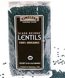 Black Beluga Lentils - 16 Ounce Bag