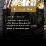 OLMA Black Caviar Gift Box with Serving Spoon