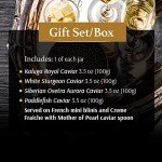 Monarch Caviar Gift Set with Serving Spoon & Blinis