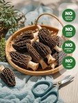 Premium Dried Morel Mushrooms - Hand-Trimmmed, Natural