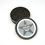 Premium Black Malossol Osetra Caviar – 7 Ounce