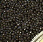Premium Black Malossol Osetra Caviar – 7 Ounce