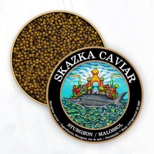 Amur Sturgeon Caviar - Rich & Nutty Delicacy 4 Oz