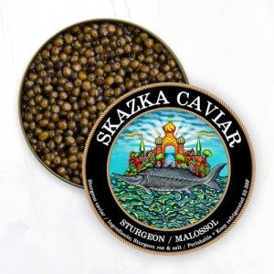Beluga Golden Kaluga Sturgeon Caviar - 16 Oz