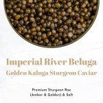 Beluga Golden Kaluga Sturgeon Caviar - 16 Oz