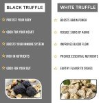 PROFINE Truffle PRO Mushroom Powder 12- in - 1 Super Blend with Black Truffle and White Truffle - USDA Organic - Supplement - Add to Coffee/Tea/Smoothies - Whole Mushrooms - No fillers
