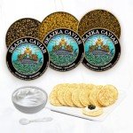 Premium Caviar Gift Set with Pearl Spoon & Blini