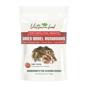 Dried Morel Mushrooms 2.47 Oz - Natural Flavor