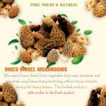 Dried Morel Mushrooms 2.47 Oz - Natural Flavor