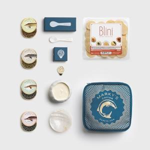 Marky’s Gourmet Caviar Tasting Gift Set 4-Pack