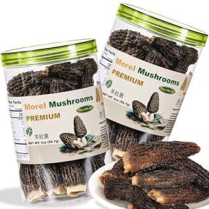 MillynLike Premium Dried Morel Mushrooms - 2 Pack