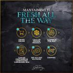 New York's Delicacy, Gourmet Jumbo Size 13/15, Ecuadorian Shrimps - [4 x 2 Pounds - 8 Pound] - Wild Caught, 100% Natural,High in Protein and Essential Amino Acids, Ready to cook - frozen seafood