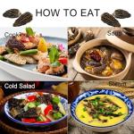 DABC OAK LAND Premium Dried Wild Morel Mushrooms, Wild Harvested, Rich Umami Morchella Conica for Gourmet Cooking, Soups, Pasta,Rich in Nutrient, Dehydrated Mushrooms Suitable for Vegetarians 4OZ/Bag