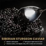 Siberian Sturgeon Malossol Black Caviar - 3.52 oz