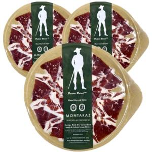 Sliced Ibérico Ham, Hand-Carved Green Label, 3 Pack