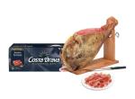 Spanish Serrano Ham Shoulder with Stand and Knife