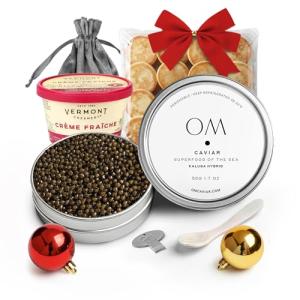 Kaluga Hybrid Caviar Gift Set - 50g Gourmet Treat