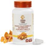 Crown Fungi Chanterelle Mushroom Powder Tablets, 100 Count