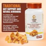 Crown Fungi Chanterelle Mushroom Powder Tablets, 100 Count