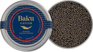 Premium Sevruga Sturgeon Black Caviar, 1.76 oz